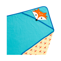 Vauva Fox and Bear Blanket Organic Cotton - My Little Korner