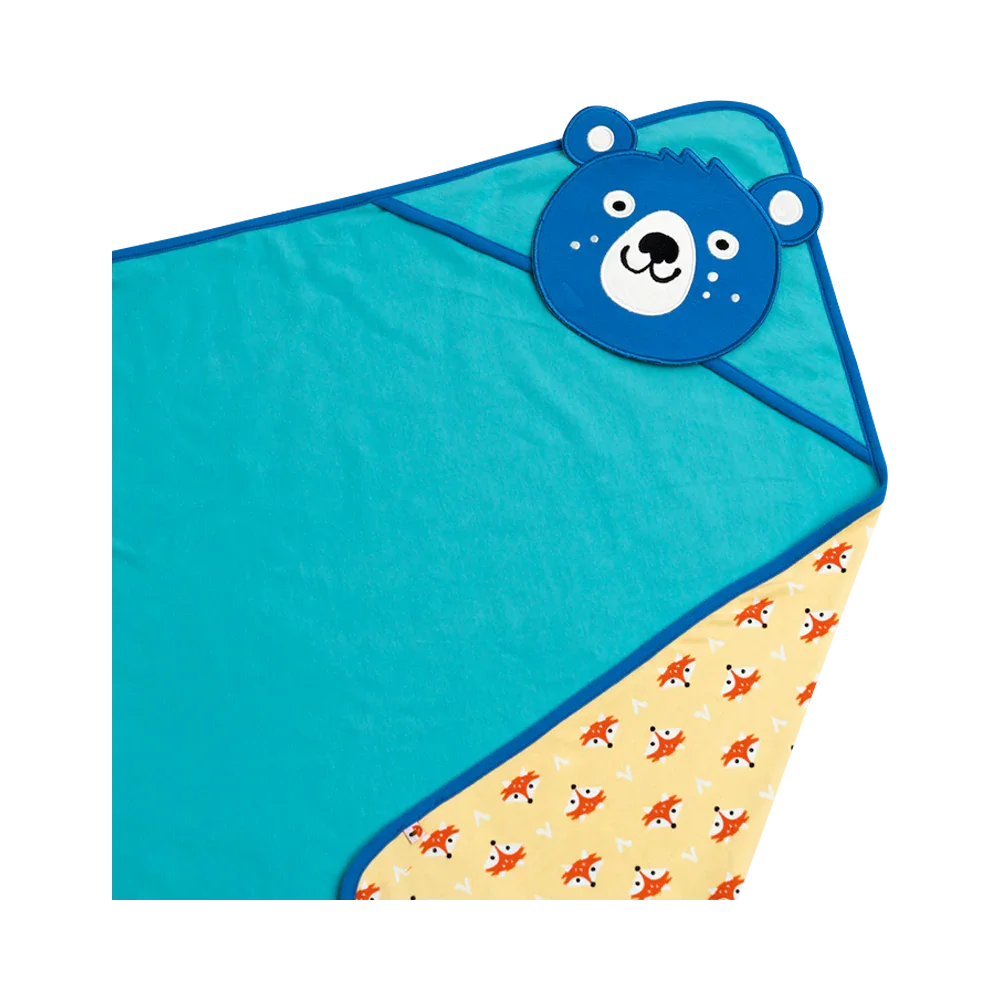 VAUVA Vauva Fox and Bear Blanket Organic Cotton Accessories
