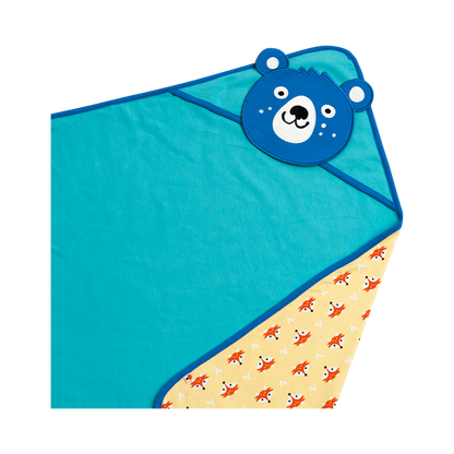 VAUVA Vauva Fox and Bear Blanket Organic Cotton Accessories