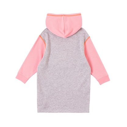 VAUVA Vauva Girls Flower Shrubs Hoodie - Grey and Pink Hoodies