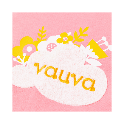 VAUVA Vauva Girls Flower Shrubs Hoodie - Pink and Yellow Hoodies