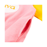 VAUVA Vauva Girls Flower Shrubs Hoodie - Pink and Yellow Hoodies