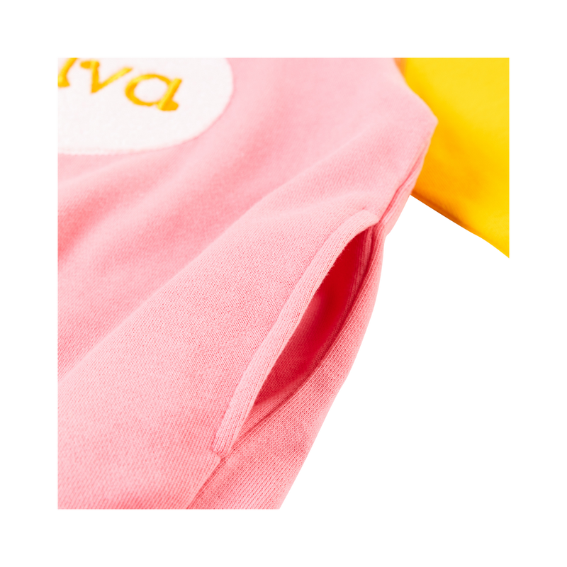 VAUVA Vauva Girls Flower Shrubs Hoodie - Pink and Yellow Hoodies