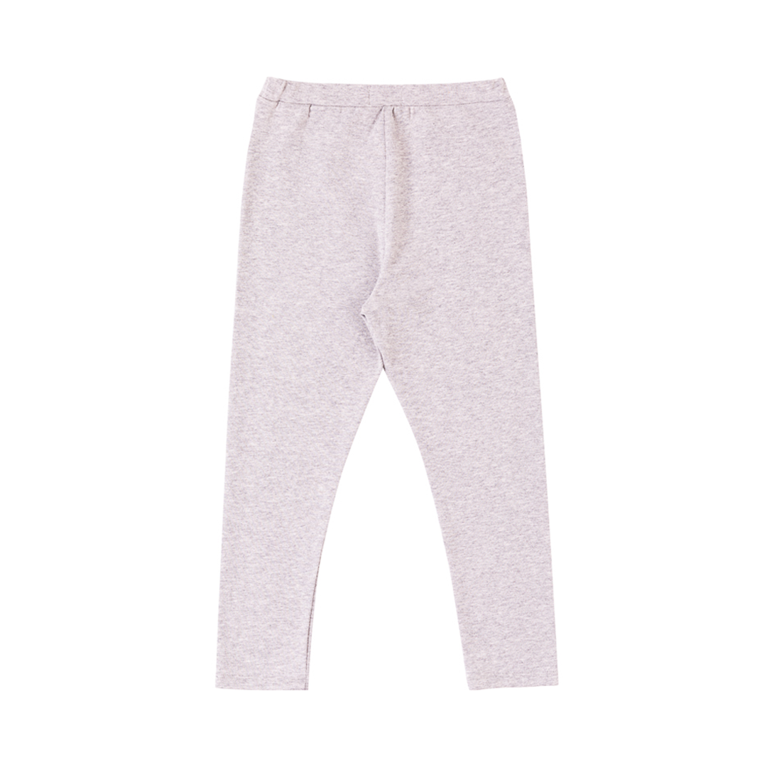 VAUVA Vauva Girls Flowers Organic Cotton Leggings - Grey Leggings