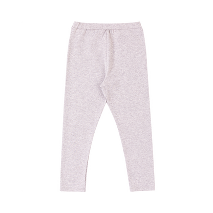 VAUVA Vauva Girls Flowers Organic Cotton Leggings - Grey Leggings