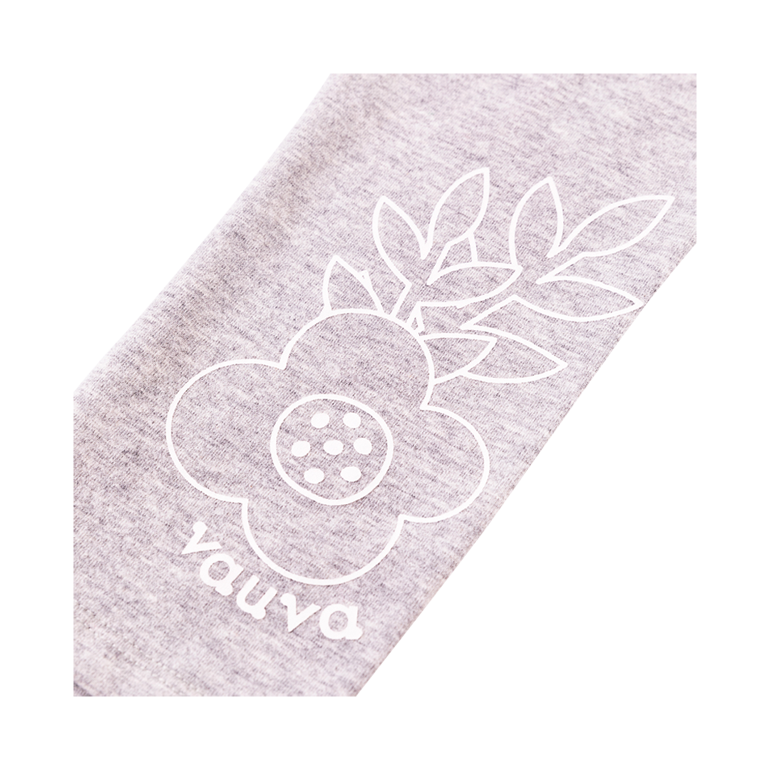 VAUVA Vauva Girls Flowers Organic Cotton Leggings - Grey Leggings