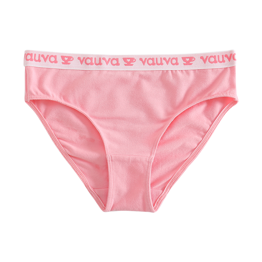 Vauva Girls Organic Cotton Underwear - Vauva Pattern / Pink