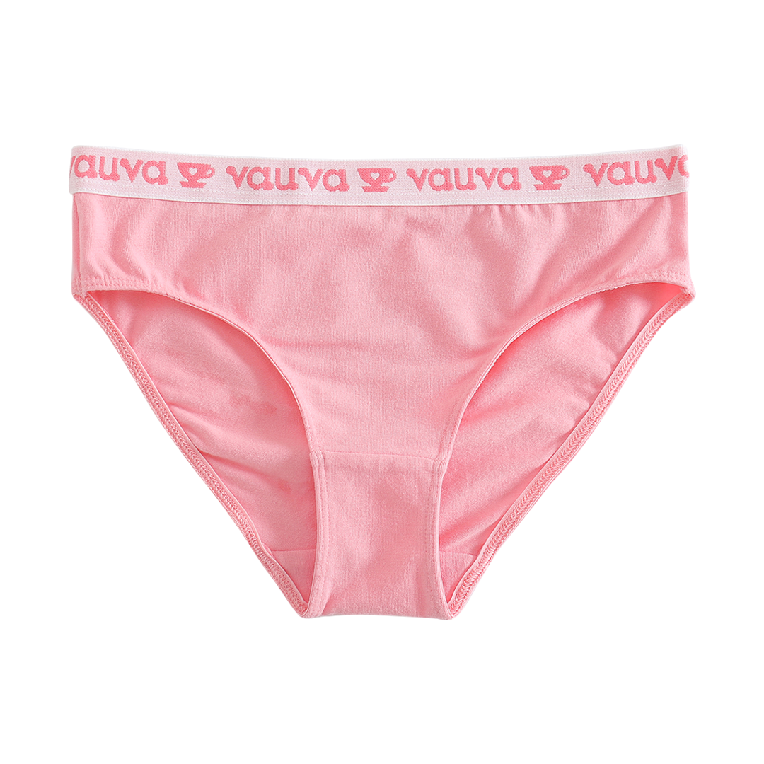 VAUVA Vauva Girls Organic Cotton Underwear - Vauva Pattern / Pink Underwear