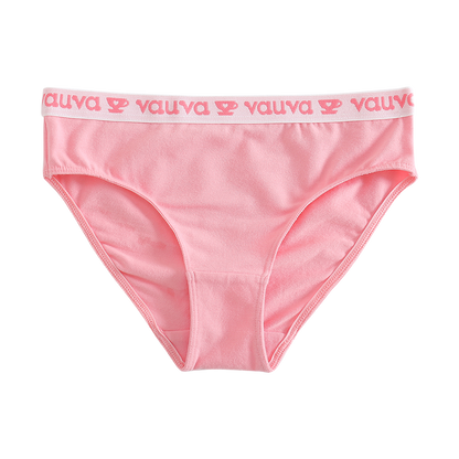 VAUVA Vauva Girls Organic Cotton Underwear - Vauva Pattern / Pink Underwear