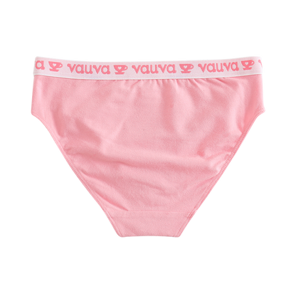 VAUVA Vauva Girls Organic Cotton Underwear - Vauva Pattern / Pink Underwear