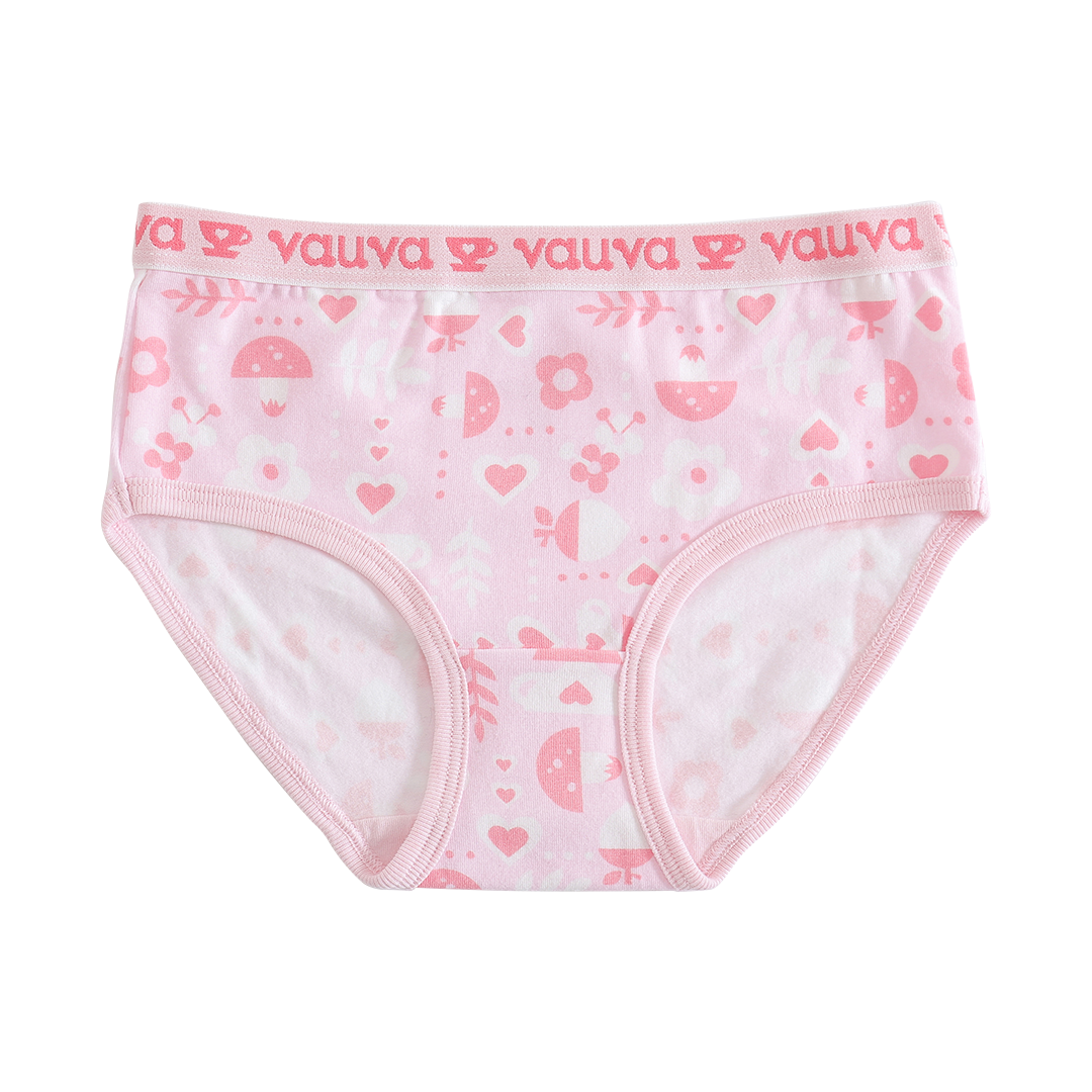 VAUVA Vauva - Girls Organic Cotton Underwear (Pink) Underwear