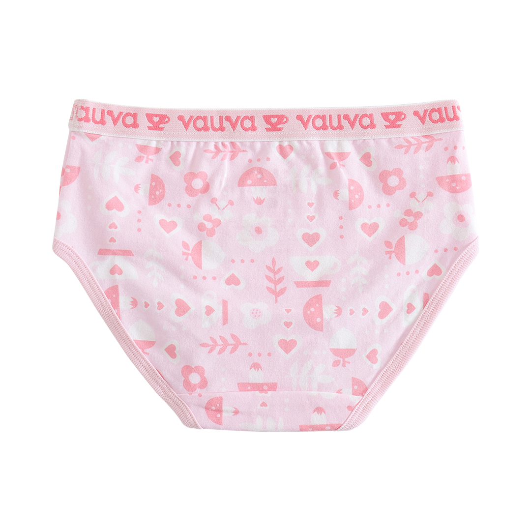 VAUVA Vauva - Girls Organic Cotton Underwear (Pink) Underwear