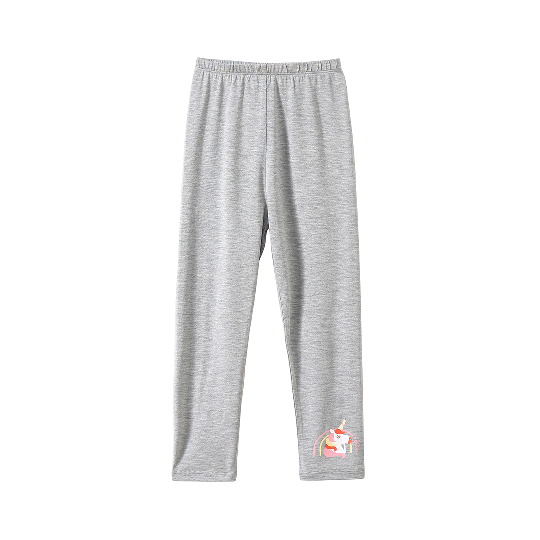 Vauva Girls Unicorn Long Pants - Grey Size L