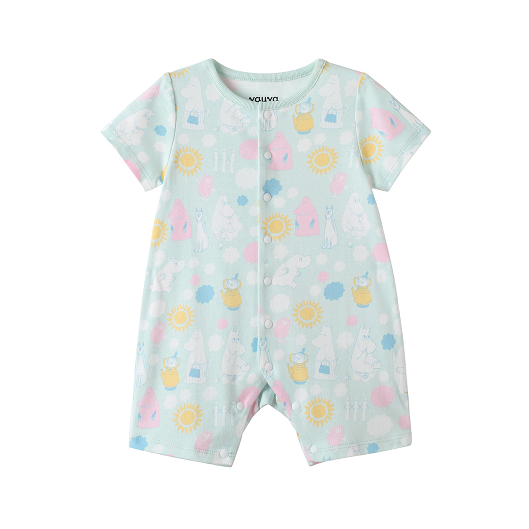 Vauva x Moomin Vauva x Moomin All-over Print Short Sleeves Romper Romper