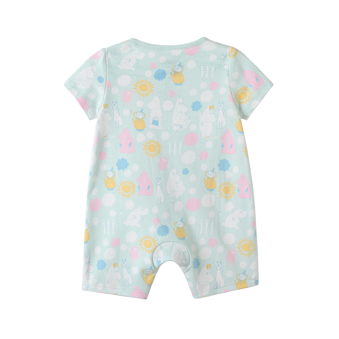 Vauva x Moomin All-over Print Short Sleeves Romper product image back