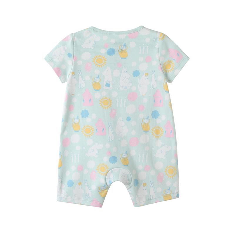 Vauva x Moomin All-over Print Short Sleeves Romper product image back