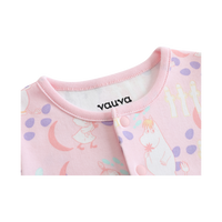 Vauva x Moomin All-over Print Short Sleeves Romper (Pink)