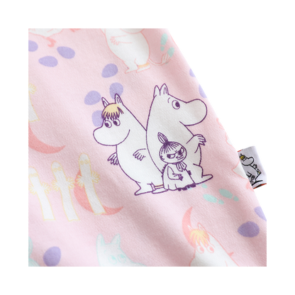 Vauva x Moomin Vauva x Moomin All-over Print Short Sleeves Romper (Pink) Romper