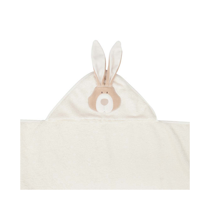 Wooly Organic 大號嬰兒浴巾 - 兔子