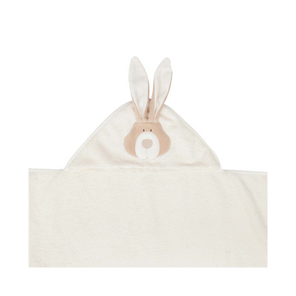 Wooly Organic Wooly Organic Big size baby bath towel - Bunny Towel