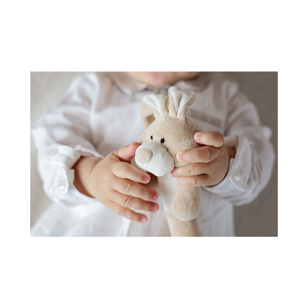 Wooly Organic Rattle - Bunny - My Little Korner