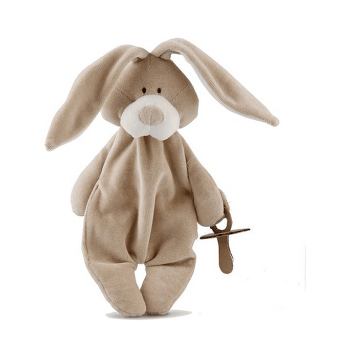 Wooly Organic comforter with dummy holder - Bunny