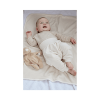 Wooly Organic comforter with dummy holder - Teddy - My Little Korner