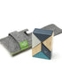 Tegu Tegu - Pocket Pouch Prism (Blue) Wooden Toy