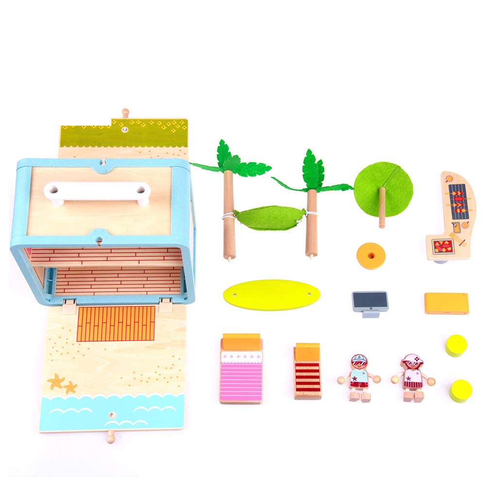 Udeas Udeas Boxset 2-Beach villa Wooden Toy