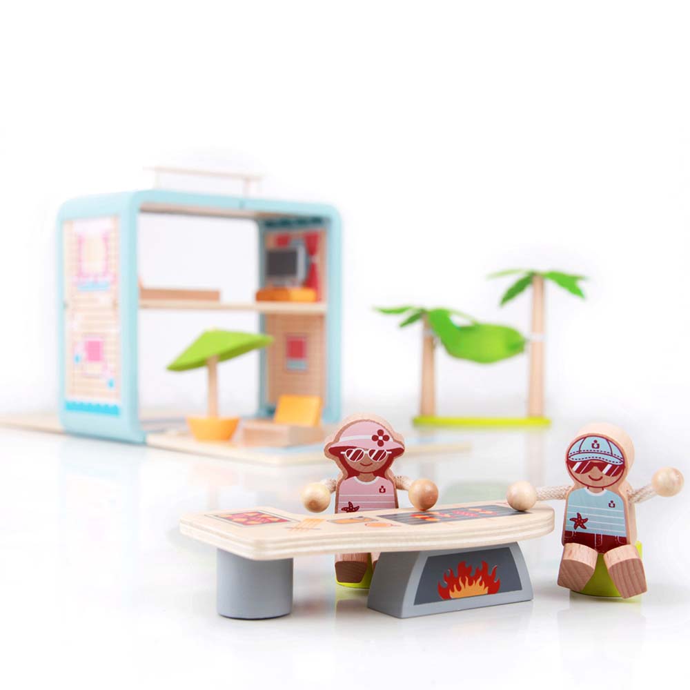Udeas Udeas Boxset 2-Beach villa Wooden Toy