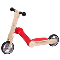 Udeas Udeas Varoom-mini 2in1 scooter-Red Wooden Toy